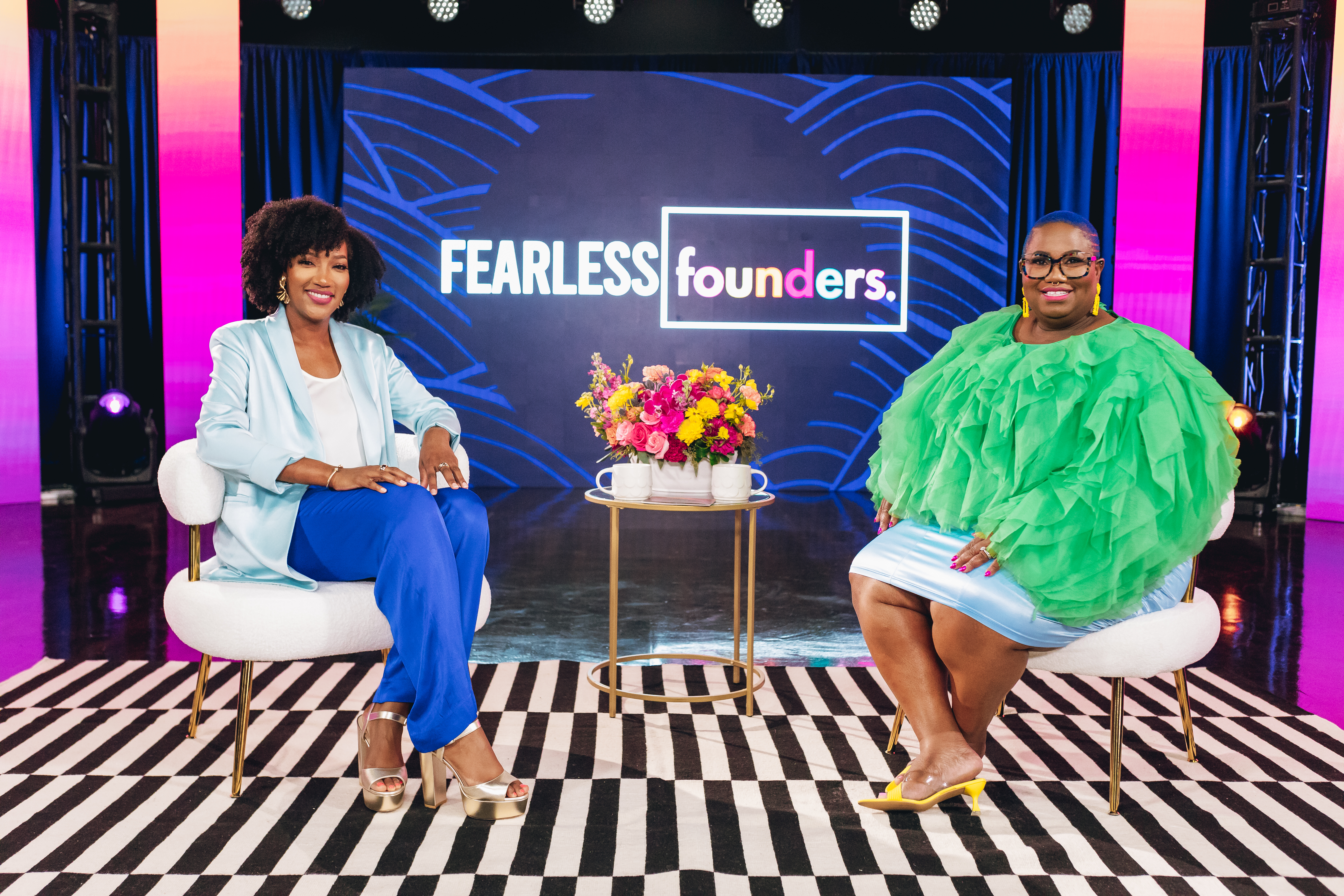 Fearless Founders podcast set design