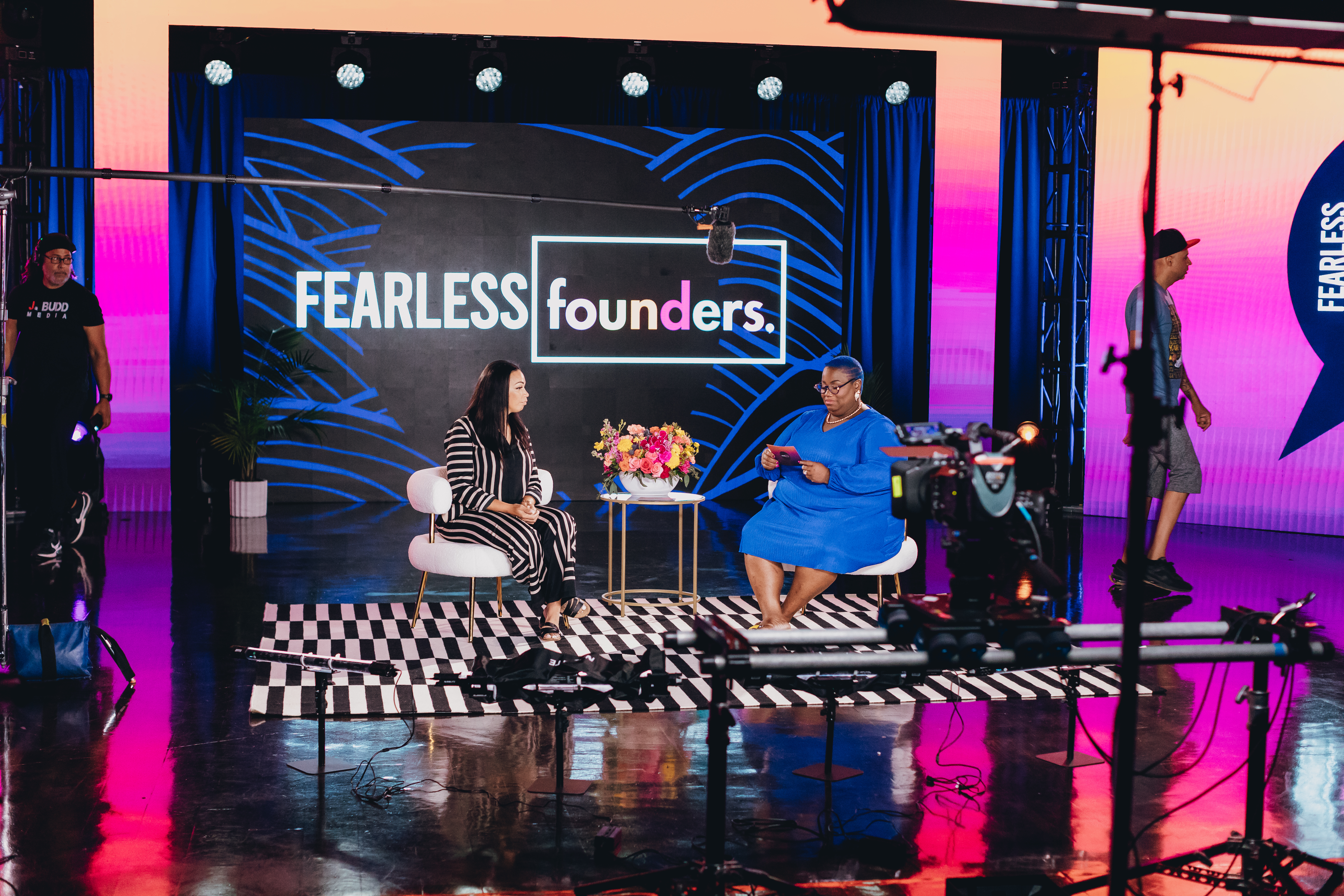 Guest interview on Fearless Founders set