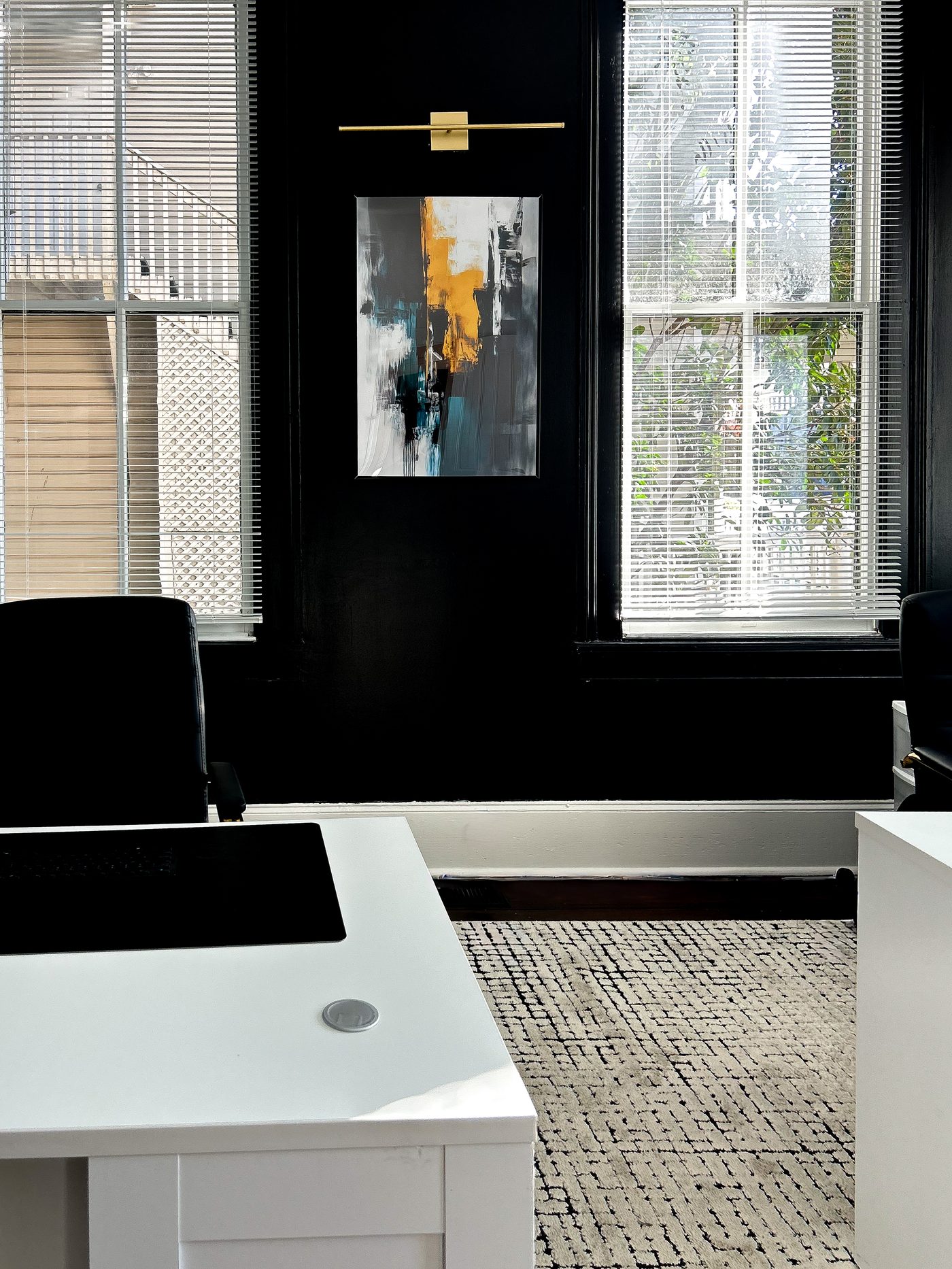 Office white desk