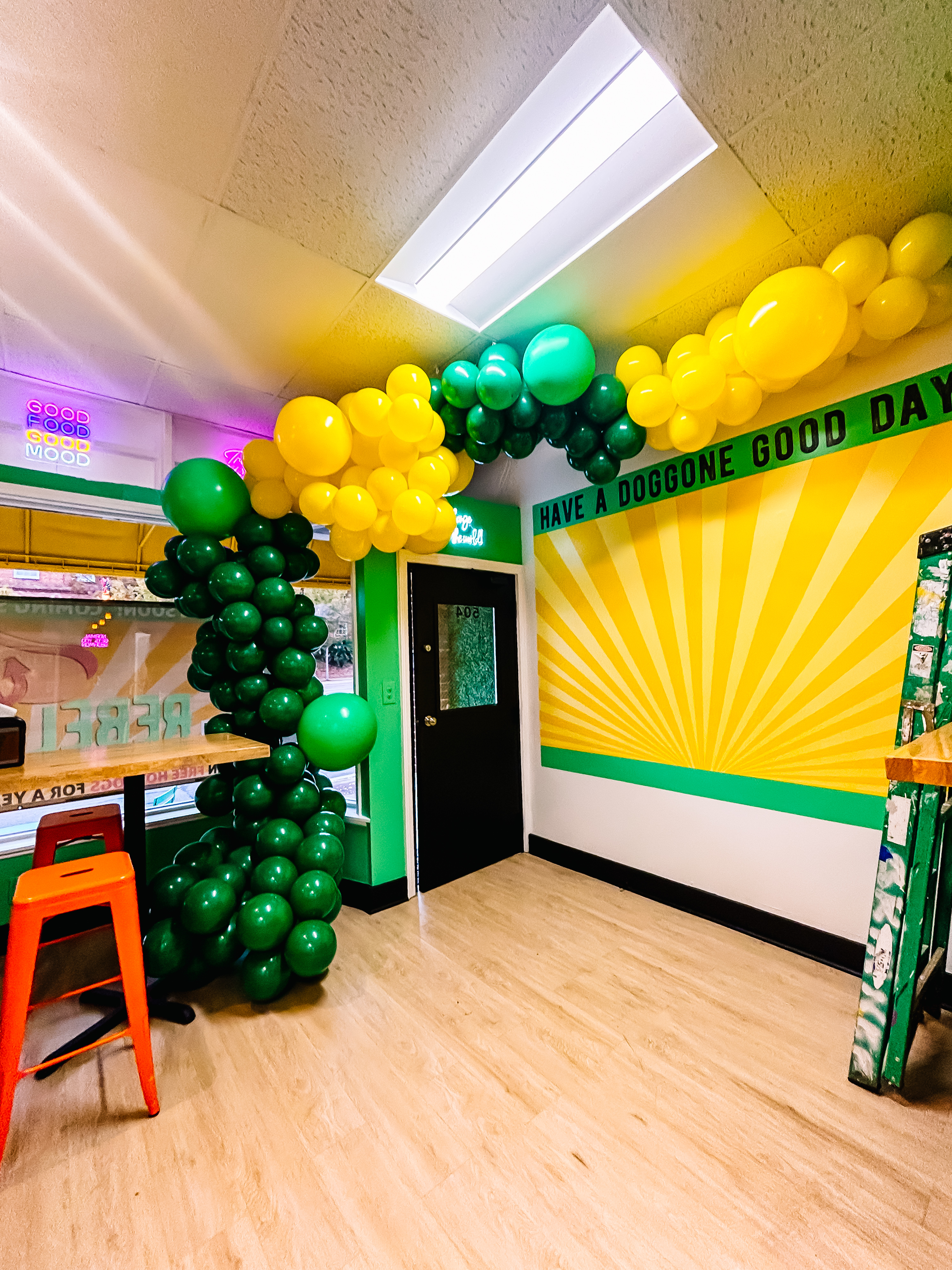 Rebel Dogs interior from second angle
