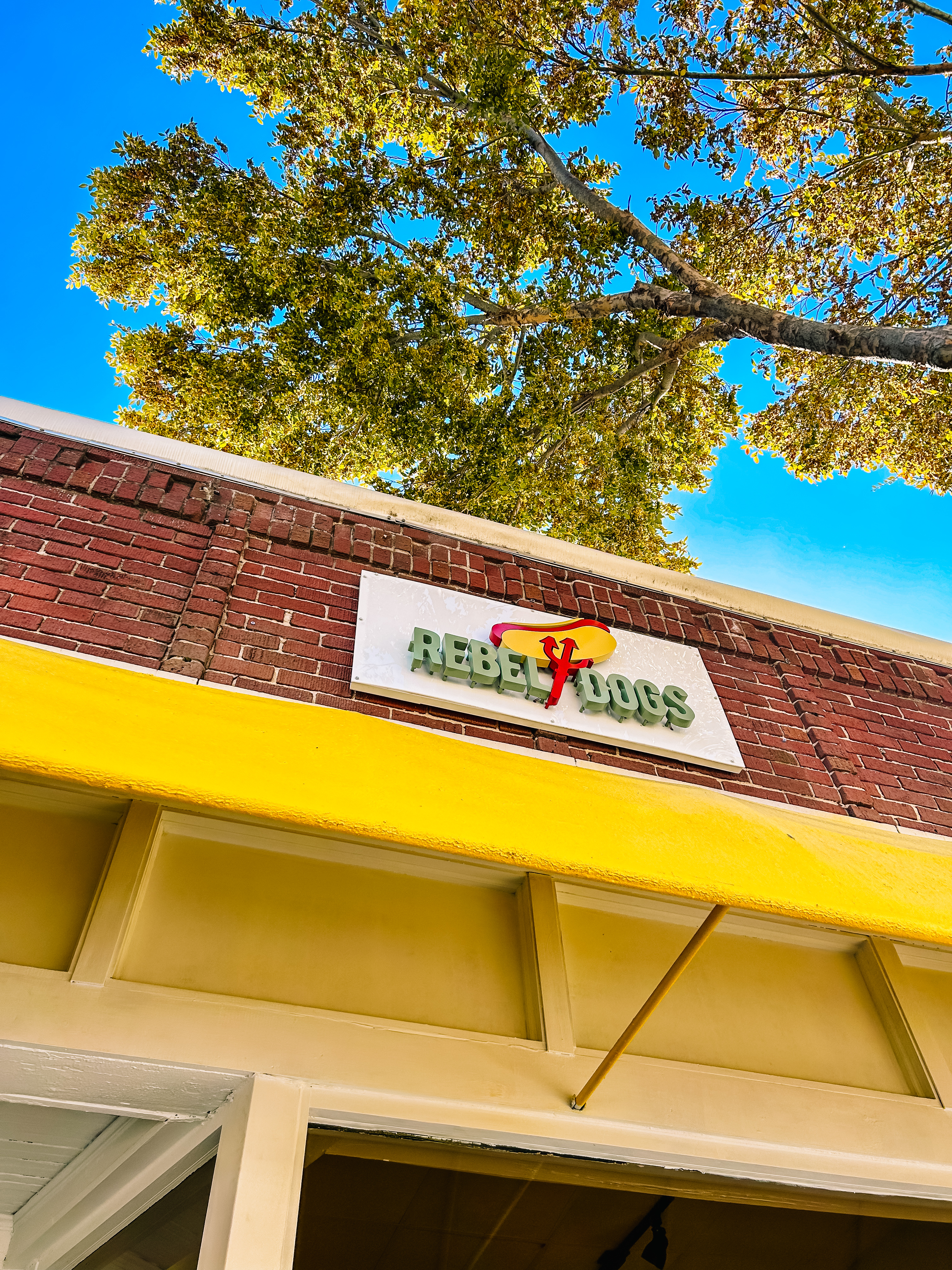 Rebel Dogs exterior signage